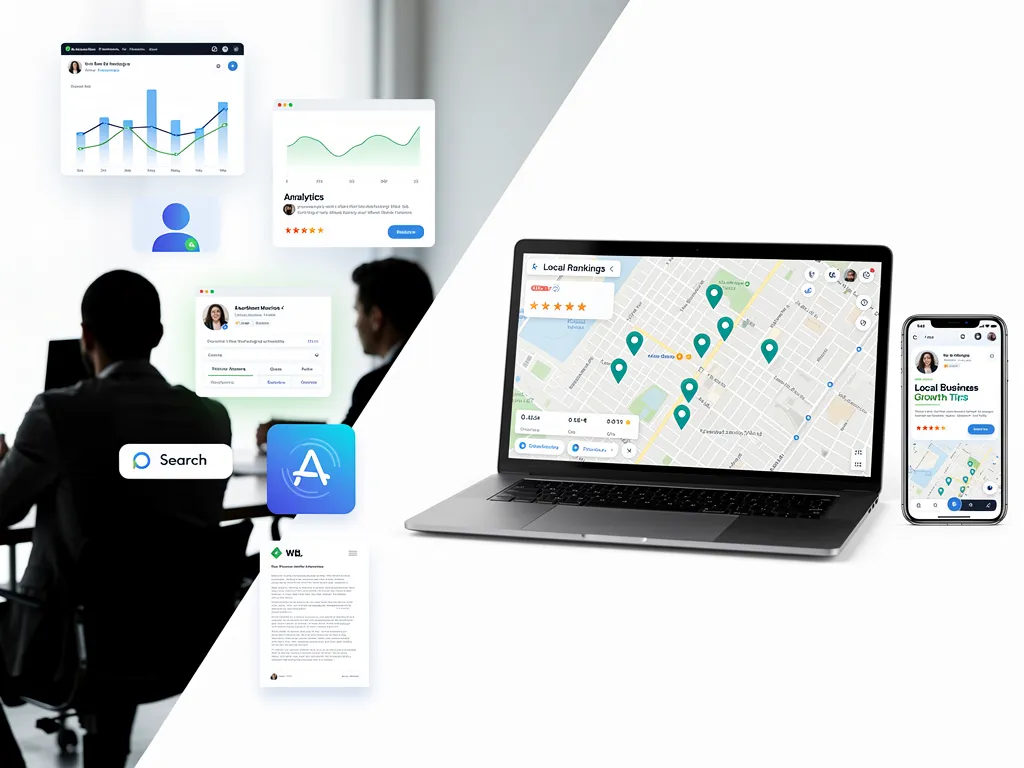 How does a business discover where it ranks locally